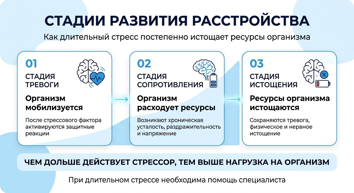 Лечение стресса в Мирнограде инфографика